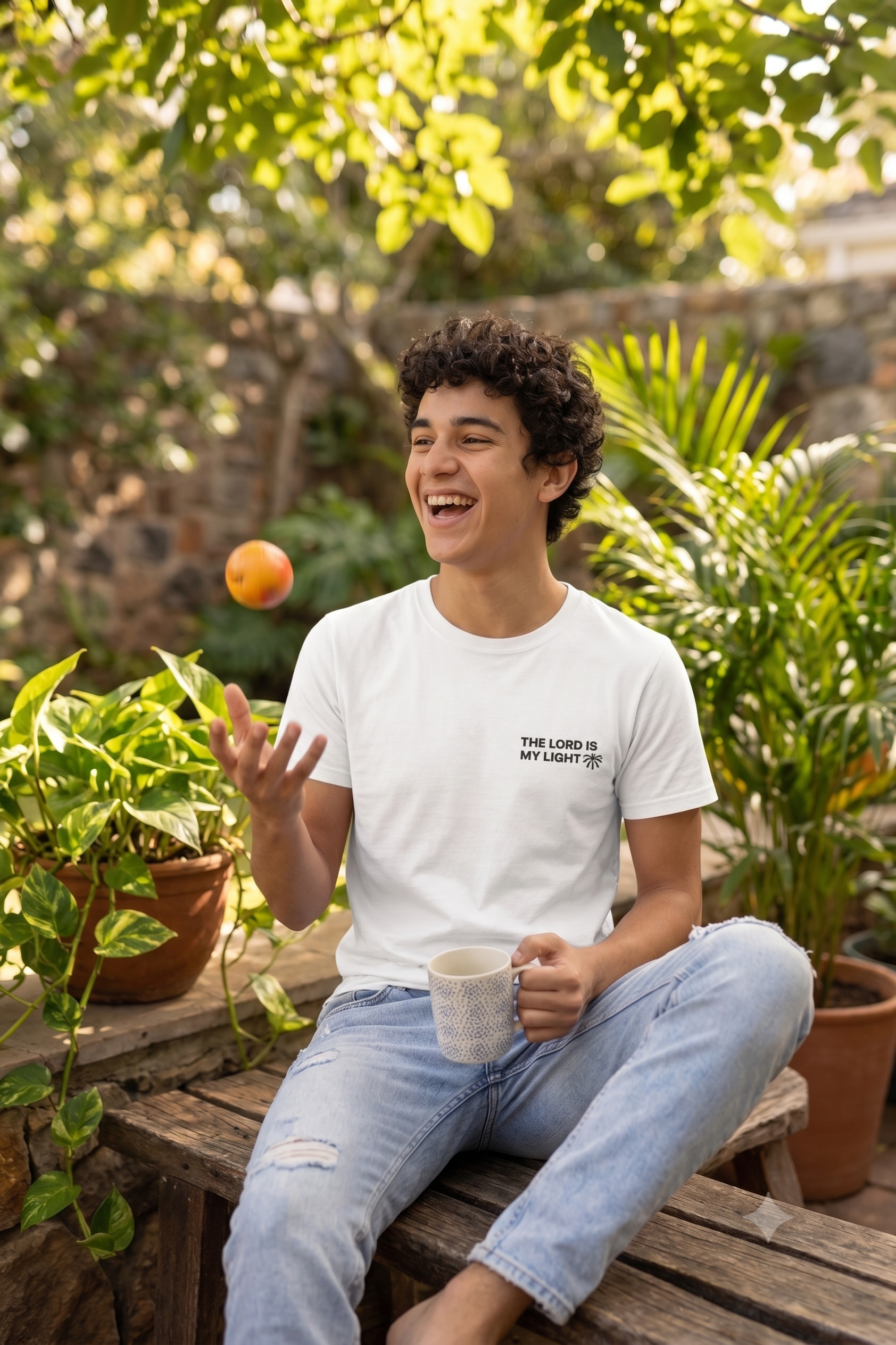The Lord Is My Light Tee - Image 3